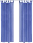 vidaXL Draperii din voal, 2 buc. , 140 x 175 cm, albastru regal (132245)