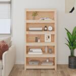 vidaXL Bibliotecă, 80x35x154 cm, lemn masiv de pin (821689) Biblioteca