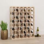 vidaXL Suport de vinuri, 70x33x94 cm, lemn masiv de pin (822531) Suport sticla vin