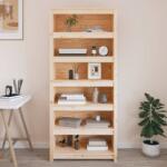 vidaXL Bibliotecă, 80x35x183 cm, lemn masiv de pin (821694) Biblioteca