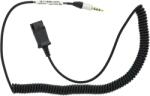 Tellur Кабел Tellur TLL416002, от QD към 3.5mm жак(м), 2.92m, черен (TLL416002)