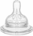 Wee Baby Tetina din silicon Wee Baby - Classic Plus, 6-18 luni (853)