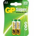 GP Batteries Baterie alcalină GP SUPER LR6 AA, 2 buc. în pachet, 1.5V, GP15A Baterii de unica folosinta