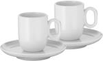 WMF Чаша за еспресо с чинийка barista, комплект 2 бр. , бяла, wmf (wm695939440)