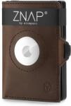 Slimpuro ZNAP Airtag Wallet, 12 kártya, érmés rekesz, 8, 9 x 1, 8 x 6, 3 cm (Sz x M x M), RFID-védelem (ZNAPAirBrown12) (ZNAPAirBrown12) - klarstein