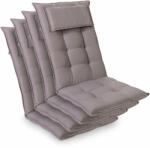 Blumfeldt Sylt, üléspárna, üléspárna székre, magas háttámla, párna, poliészter, 50 x 120 x 9 cm, 4 x üléspárna (CPT10_10271262-4_) (CPT10_10271262-4_)