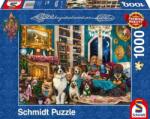Schmidt Spiele 1000 db-os puzzle - Party in the library - Ashwood (59988) (59988)