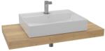 SAT fürdőszobagarnitúra mosdó alatti tányérral Dolce 100x8x50 cm halifax tölgy KSETDO11 (KSETDO11)
