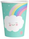  Rainbow and Cloud papír pohár 8 db-os 250 ml (DPA990430166)