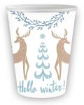 Godan Hello Winter, Karácsony papír pohár 6 db-os 250 ml (MLG168938)