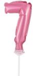 Amscan Pink rózsaszín 7-es szám fólia lufi tortára 13cm (MLG113648)
