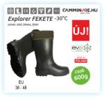 Camminare - Explorer EVA csizma FEKETE (-30°C)