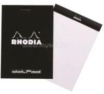 RHODIA A5 ponthálós 80lap fekete jegyzettömb (P1131-0093) (P1131-0093)