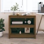 vidaXL Bibliotecă, maro miere, 80x35x68 cm, lemn masiv de pin (821677) Biblioteca