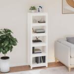 vidaXL Bibliotecă, alb, 50x35x154 cm, lemn masiv de pin (821715) Biblioteca