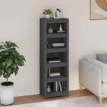 vidaXL Bibliotecă, gri, 50x35x154 cm, lemn masiv de pin (821716) Biblioteca