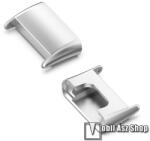  Okosóra fém csatlakozó adapter - 2db / 1pár - EZÜST - bármilyen 18mm-es teleszkópos szíjjal használható - Xiaomi Mi Band 7 Pro