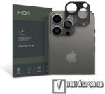 HOFI APPLE iPhone 14 Pro Max, HOFI Metal Camera Styling kameravédő fém keret, 1db, FEKETE
