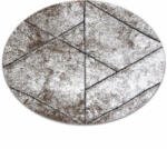 My carpet company kft Modern COZY szőnyeg 8872 Kör Wall, Geometriai, háromszögek - barna kör 160 cm (O149)