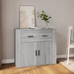 vidaXL Servantă, gri sonoma, 80x33x70 cm, lemn compozit (816574) Comoda