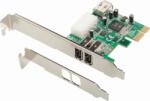 Dawicontrol DC1394 2x FireWire port bővítő PCIe kártya (OEM) (DC-1394 PCIE BLISTER)