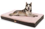Brunolie Balu, pat pentru câine, pernă pentru câine, lavabil, ortopedic, antiderapant, spumă cu memorie, dimensiunea L (100 × 10 × 65 cm) (10252622) (10252622) - klarstein