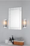 där lighting group Aplica Adagio Bathroom Wall Light Polished Chrome Glass IP44 (ADA0750 DAR LIGHTING)