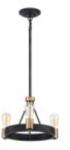 Elstead Lighting Silas 3 Light Pendant/ Semi-Flush (QN-SILAS-3P-DZ)