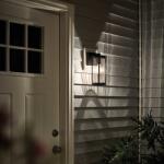 Elstead Lighting Aplica pentru exterior Barras 1 Light Small Wall Lantern (KL-BARRAS2-S-BK)