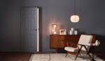 där lighting group Veioza Ensio 4 Light Table Lamp Matt Black & Opal Glass (ENS4222 DAR LIGHTING)