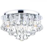 där lighting group Plafoniera Fringe Bathroom 4 Light Flush Polished Chrome IP44 (FRI0450 DAR LIGHTING)