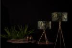 där lighting group Veioza Bamboo Tripod Table Lamp Antique Brass Base Only (BAM4275 DAR LIGHTING)