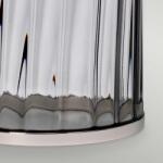 Elstead Lighting Veioza Reno Table Lamp - Smoke - Polished Nickel (QN-RENO-SMOKE-PN)