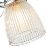 där lighting group Aplica Cedric Bathroom Single Wall Spotlight Polished Chrome Glass IP44 (CED0738 DAR LIGHTING)