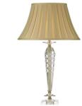 där lighting group Veioza Nell Table Lamp Antique Brass Glass With Shade (NEL4208 DAR LIGHTING)