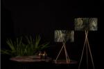 där lighting group Lampadar de podeaBamboo Tripod Floor Lamp Antique Brass Base Only (BAM4975 DAR LIGHTING)