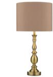 där lighting group Veioza Madrid Table Lamp Antique Brass With Shade (MAD4275 DAR LIGHTING)