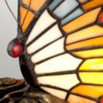 Elstead Lighting Veioza Tiffany Animal Lamps Butterfly Tiffany Lamp (QZ-OBUTTERFLY-TL)