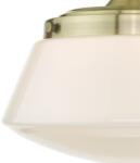 där lighting group Plafoniera Caden Bathroom Semi Flush Antique Brass Opal Glass IP44 (CAD0175 DAR LIGHTING)