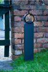 där lighting group Pitic Reon Outdoor Post With Round Light Anthracite IP65 LED (REO4539 DAR LIGHTING)