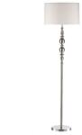 där lighting group Lampadar de podeaMadrid Floor Lamp Satin Chrome With Shade (MAD4946 DAR LIGHTING)