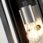 Elstead Lighting Aplica pentru exterior Sutcliffe 1 Light Wall Lantern - Aged Zinc (QN-SUTCLIFFE-S-AZ)