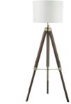 där lighting group Lampadar de podeaEasel Tripod Floor Lamp Dark Wood Antique Brass Base Only (EAS4947 DAR LIGHTING)