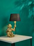 där lighting group Veioza Zira Monkey Table Lamp Gold With Shade (ZIR4235 DAR LIGHTING)