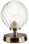 där lighting group Veioza Esben Touch Table Lamp Antique Brass With Twisted Glass (ESB4175-03 DAR LIGHTING)