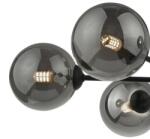 där lighting group Plafoniera Cohen 7 Light Semi Flush Matt Black Smoked Glass (COH3422-01 DAR LIGHTING)