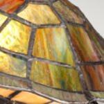 Elstead Lighting Veioza Tiffany Animal Lamps Sawback Tiffany Lamp (QZ-SAWBACK-TL)