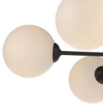 där lighting group Plafoniera Cohen 7 Light Semi Flush Matt Black Opal Glass (COH3422-02 DAR LIGHTING)