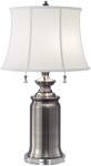 Elstead Lighting Veioza Stateroom 2 Light Table Lamp - Antique Nickel (FE-STATEROOM-TL-AN)