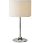 där lighting group Veioza Delta Table Lamp Polished Chrome With Shade (DEL4250 DAR LIGHTING)